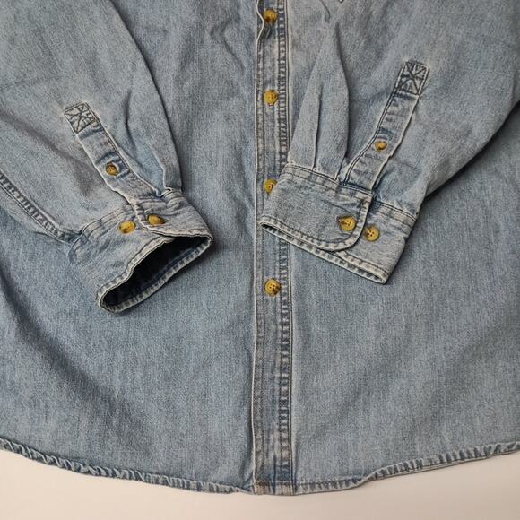 Northwest Territory Denim Shirt Men's Size 2XL Blue Cotton - Picture 2 of 8